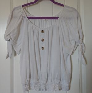 E&M white blouse ✨